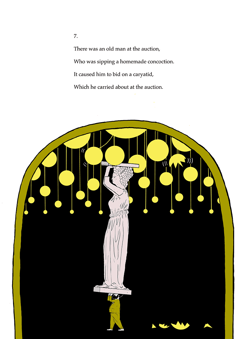 Limerick No. 7 (2013) Poem by Anthony Madrid. Illustration by Mark Fletcher